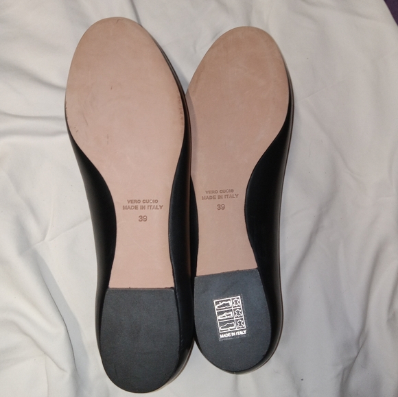 Anya Hindmarch London Luxury Black Leather Smiley Flats QUICK SELL TAKING OFFERS - Picture 2 of 5